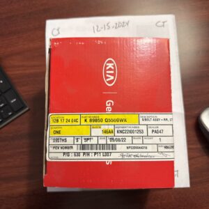 Kia 89850Q5500WK Rear Seat Belt Assembly Center 2021-2024 Kia Seltos