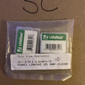 Littelfuse Fuse LMIN25V Pack of 10 LMIO-25V *NEW* #3-19116049