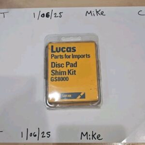 Lucas Disc Pad Shim Kit GS8000