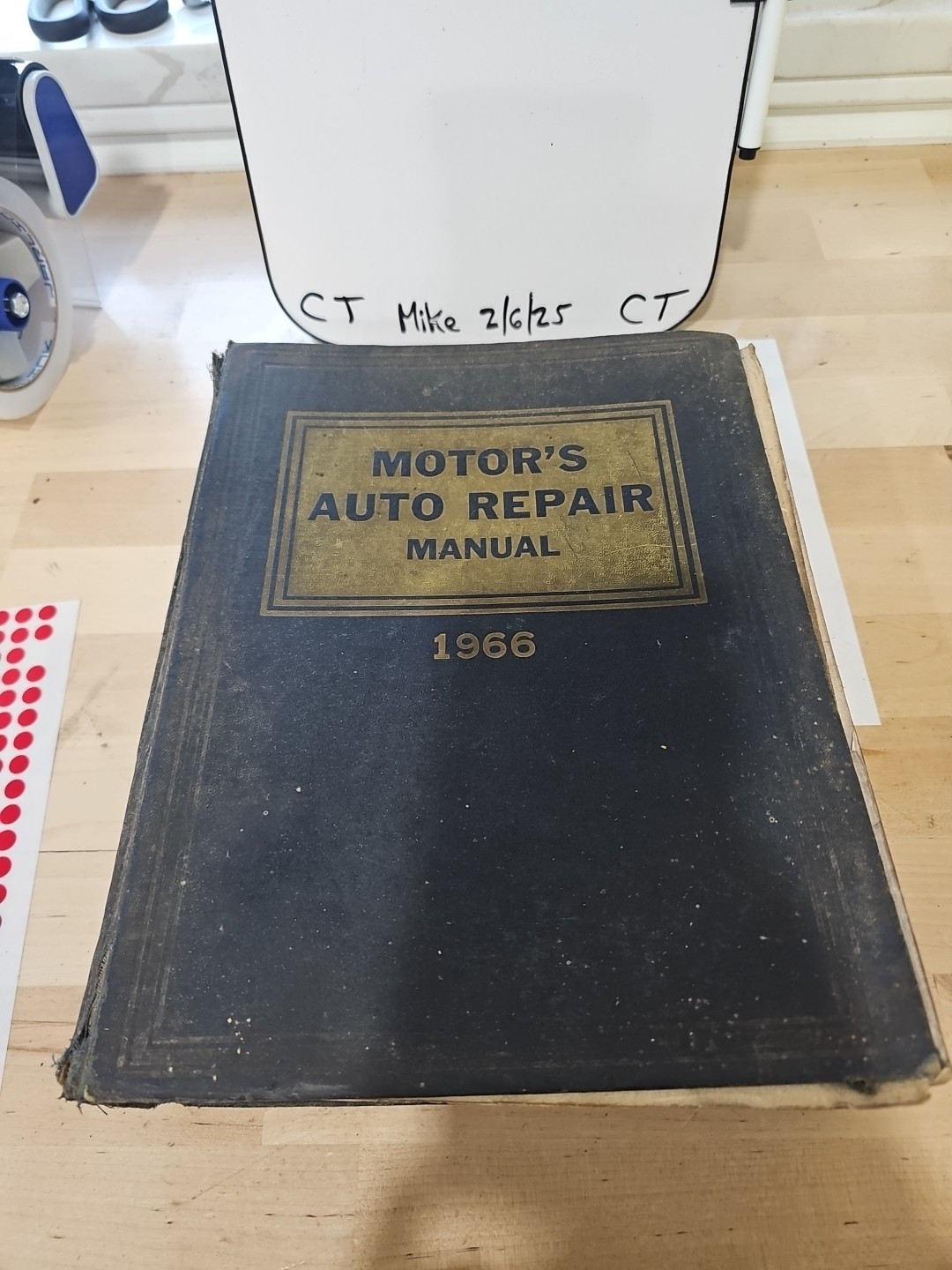 MOTORS AUTO REPAIR MANUAL SHOP SERVICE BOOK 1959-1966
