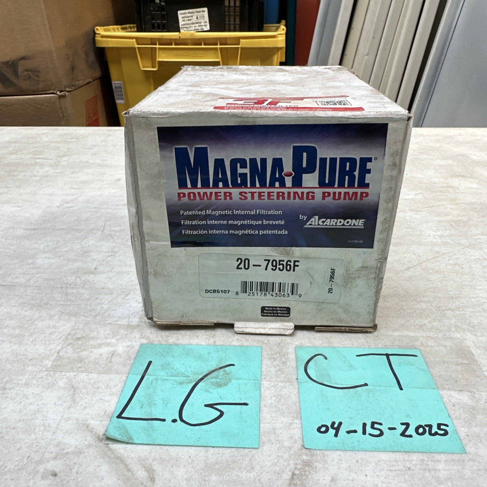 MagnaPure 20-7956F Reman Power Steering Pump 825178430639