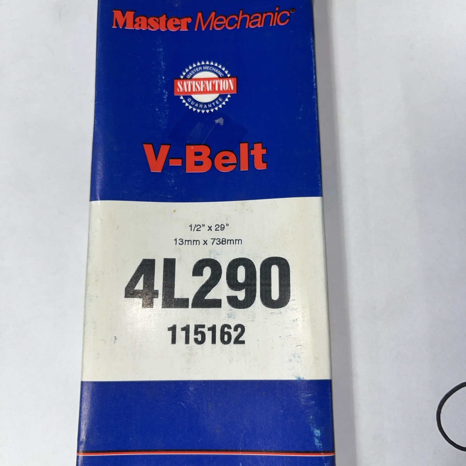 Master Mechanic 4L290 V-Belt, 1/2" x 29", 13mm x 738mm - Image 3