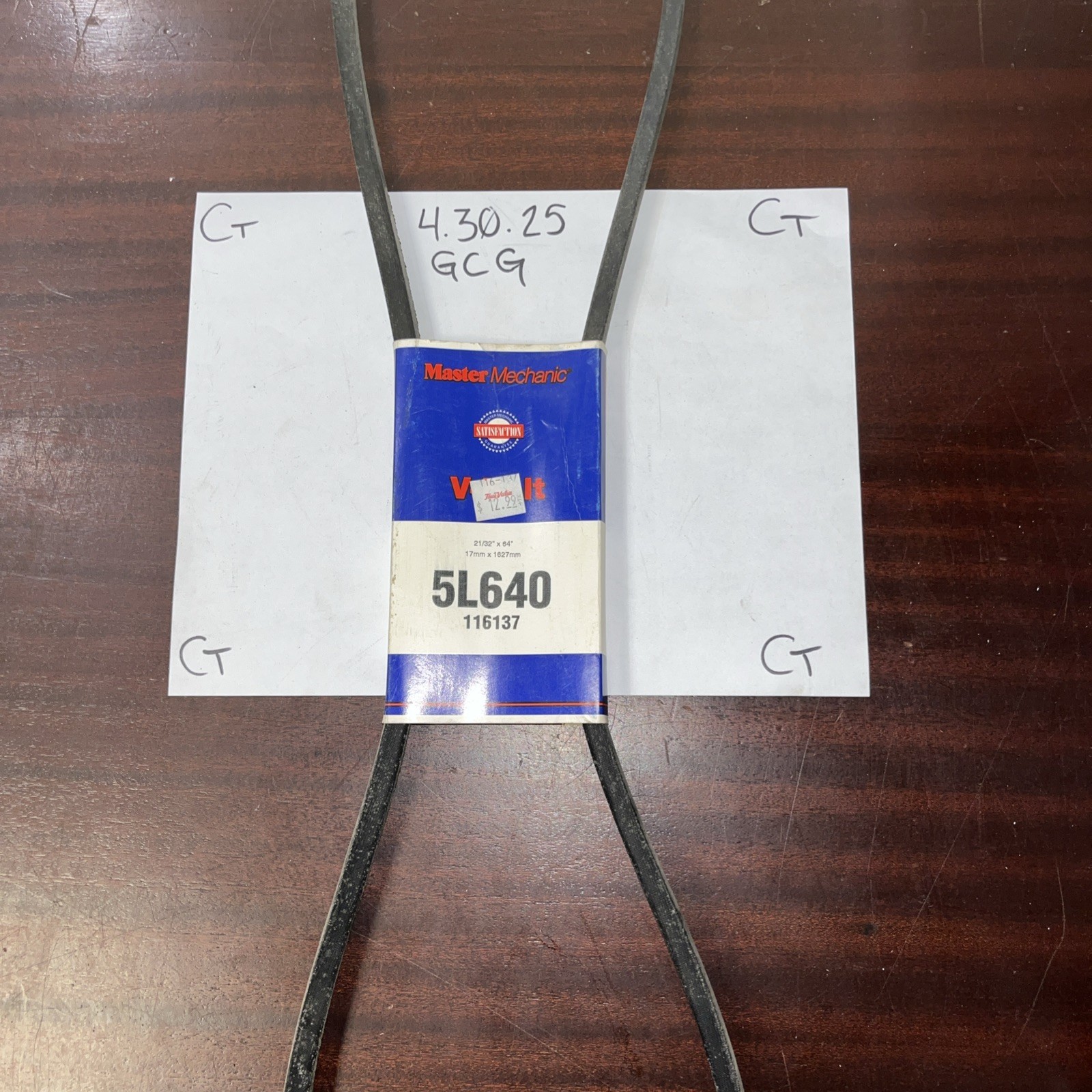 Master mechanic V belt 5L640 - Image 3