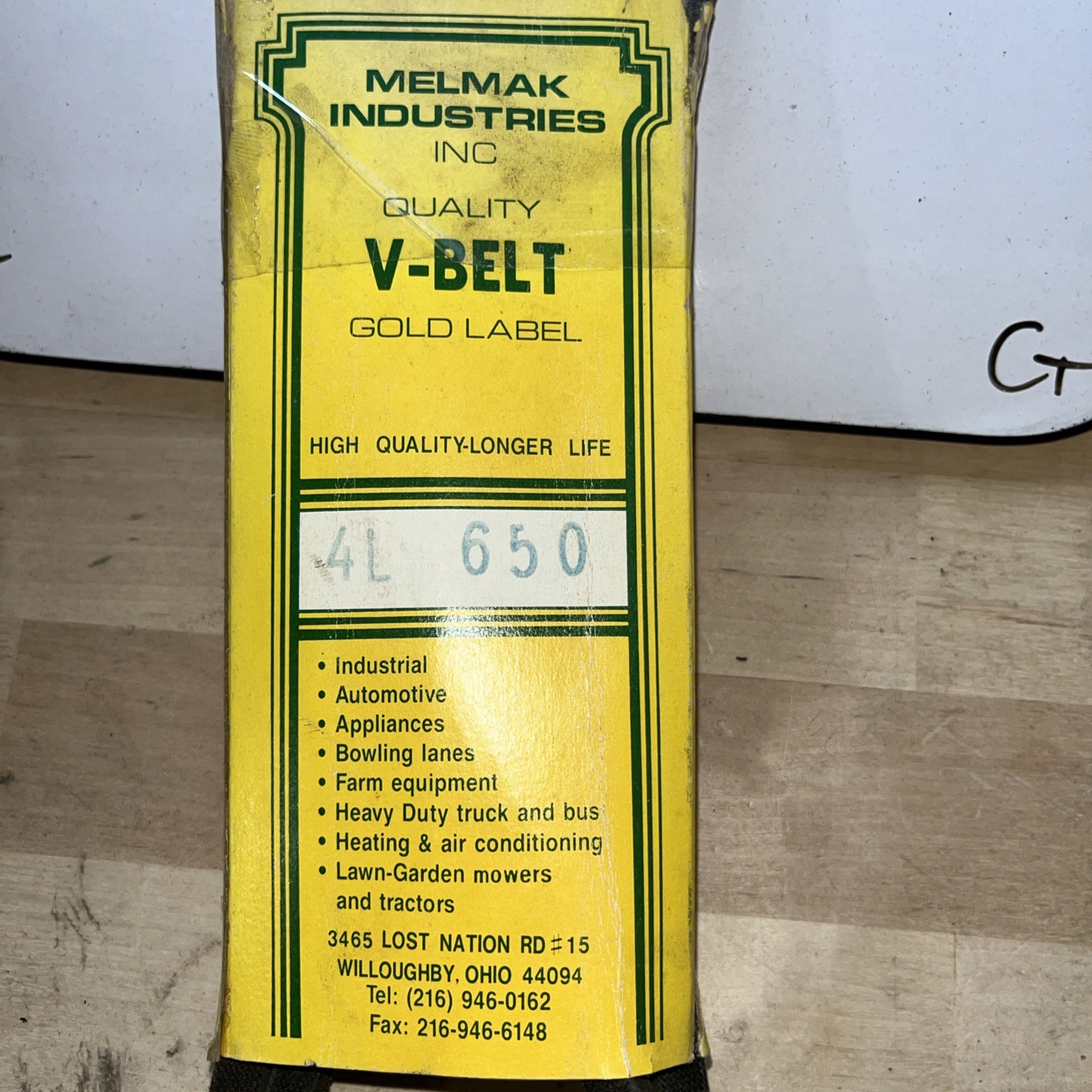 Melmak Industries V Belt 4L 650 - Image 4