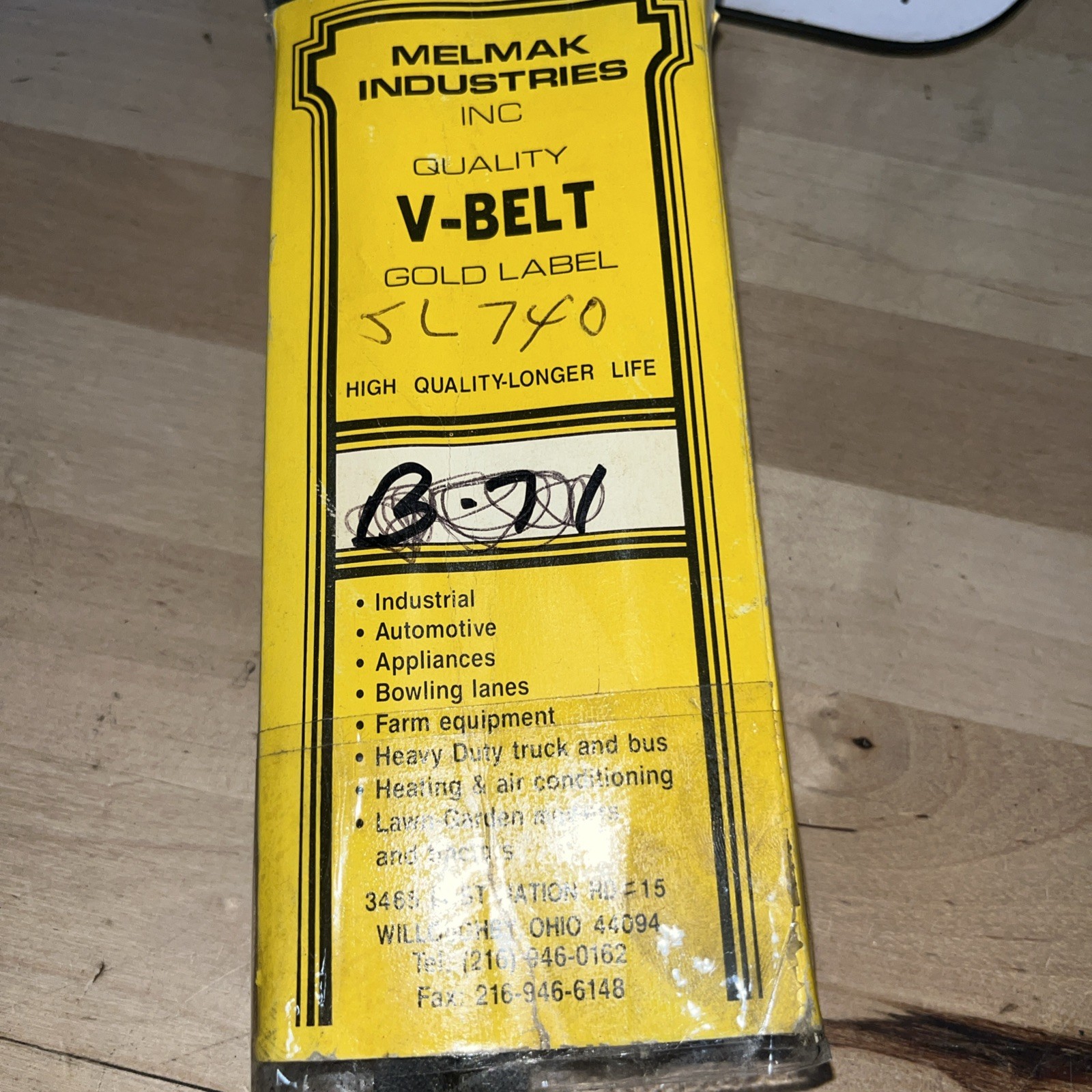 Melmak Industries V Belt 5l740 - Image 3