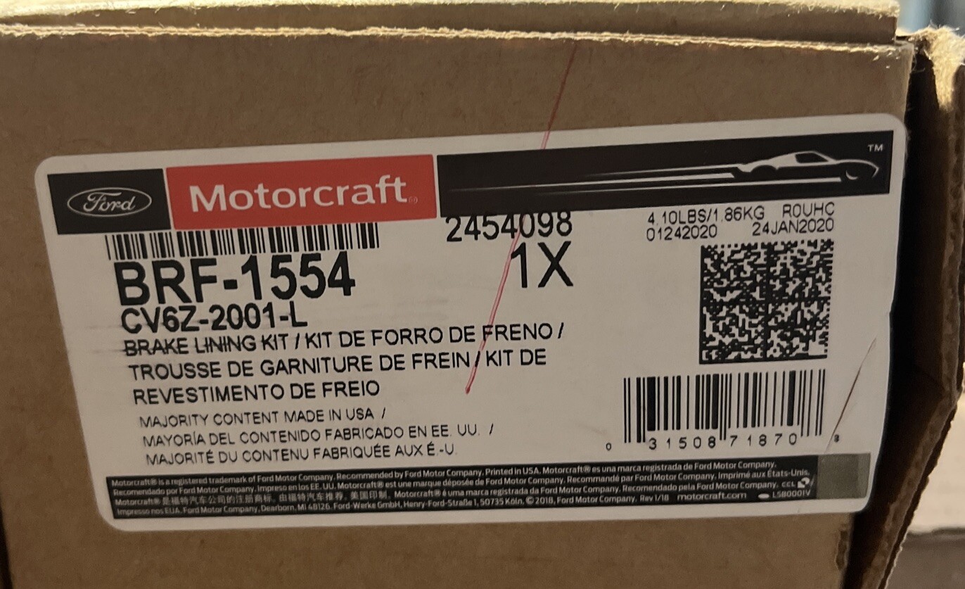 Motorcraft - BRF-1554 - Front Brake Pad Kit - for 2013-19 Ford Escape S