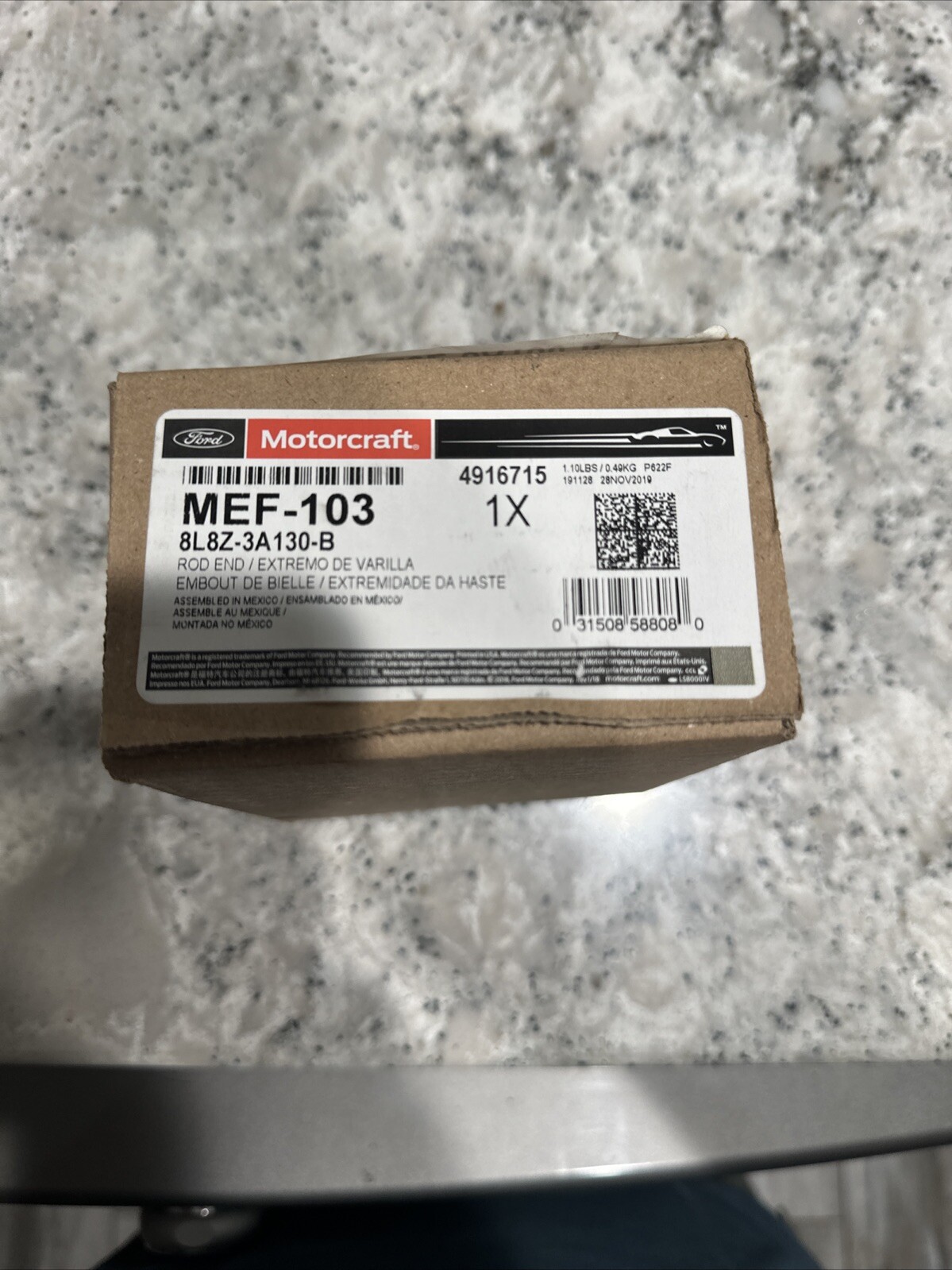 Motorcraft MEF103 Tie Rod End