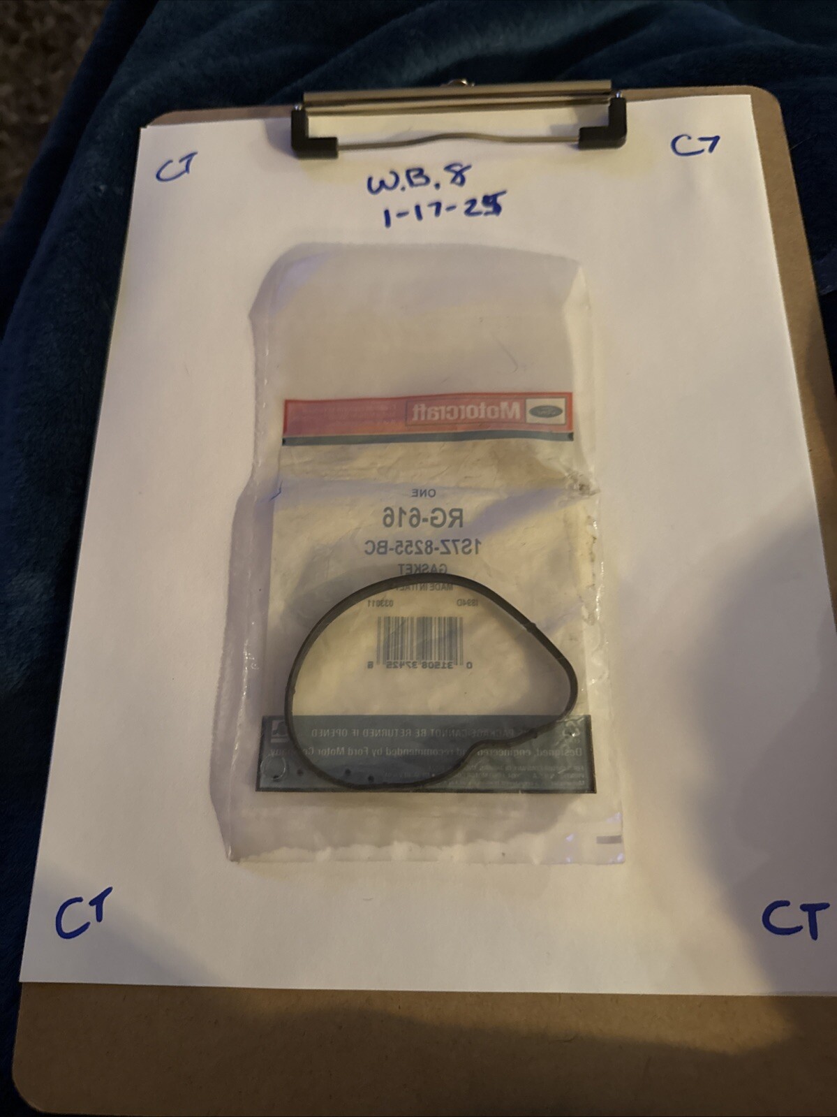 Motorcraft RG616 Coolant Outlet Gasket for Engine Cooling Heating System gp - Image 3