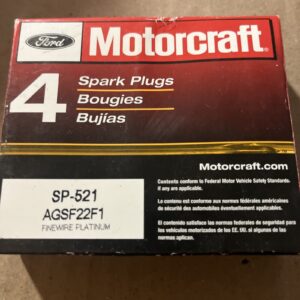 Motorcraft SP521 / Ford AGSF22F1 Platinum Spark Plugs Set of 4 E150 E250 E350