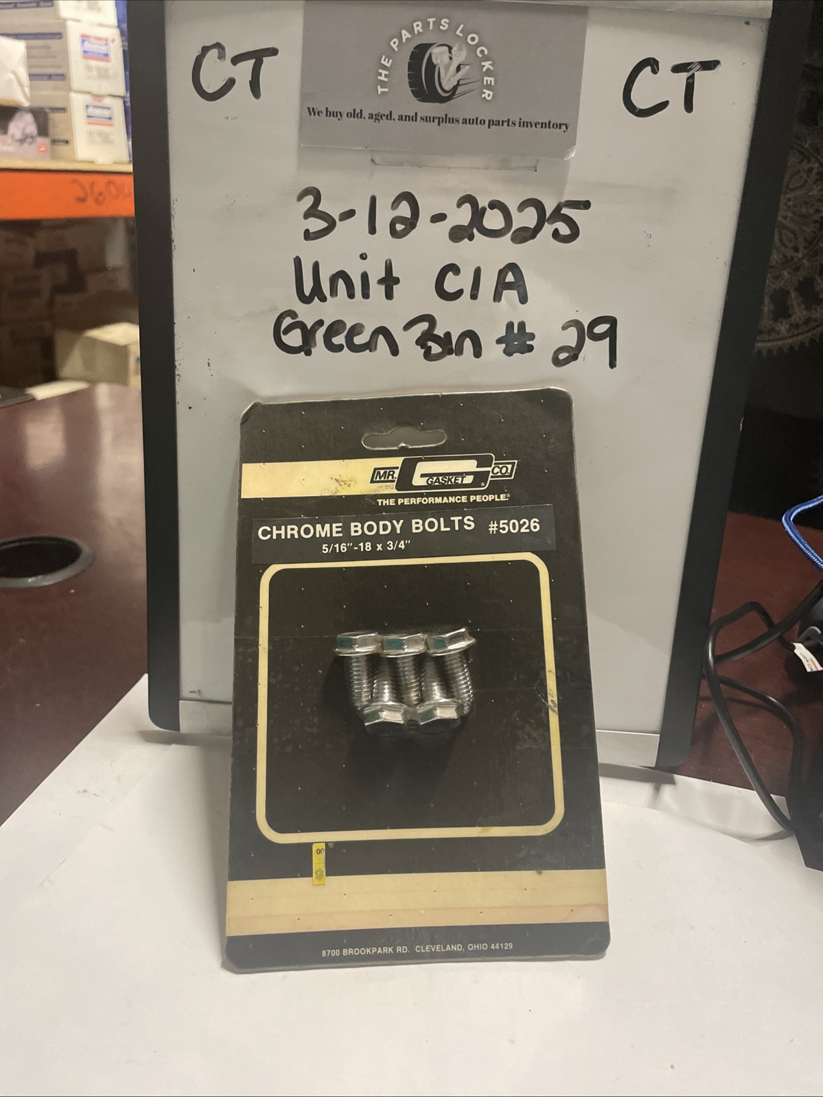 Mr. Gasket #5026 Chrome Body Bolts