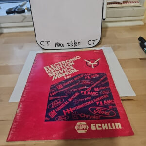 NAPA Echlin Electronic Ignition Service Manual Third Edition 1977'