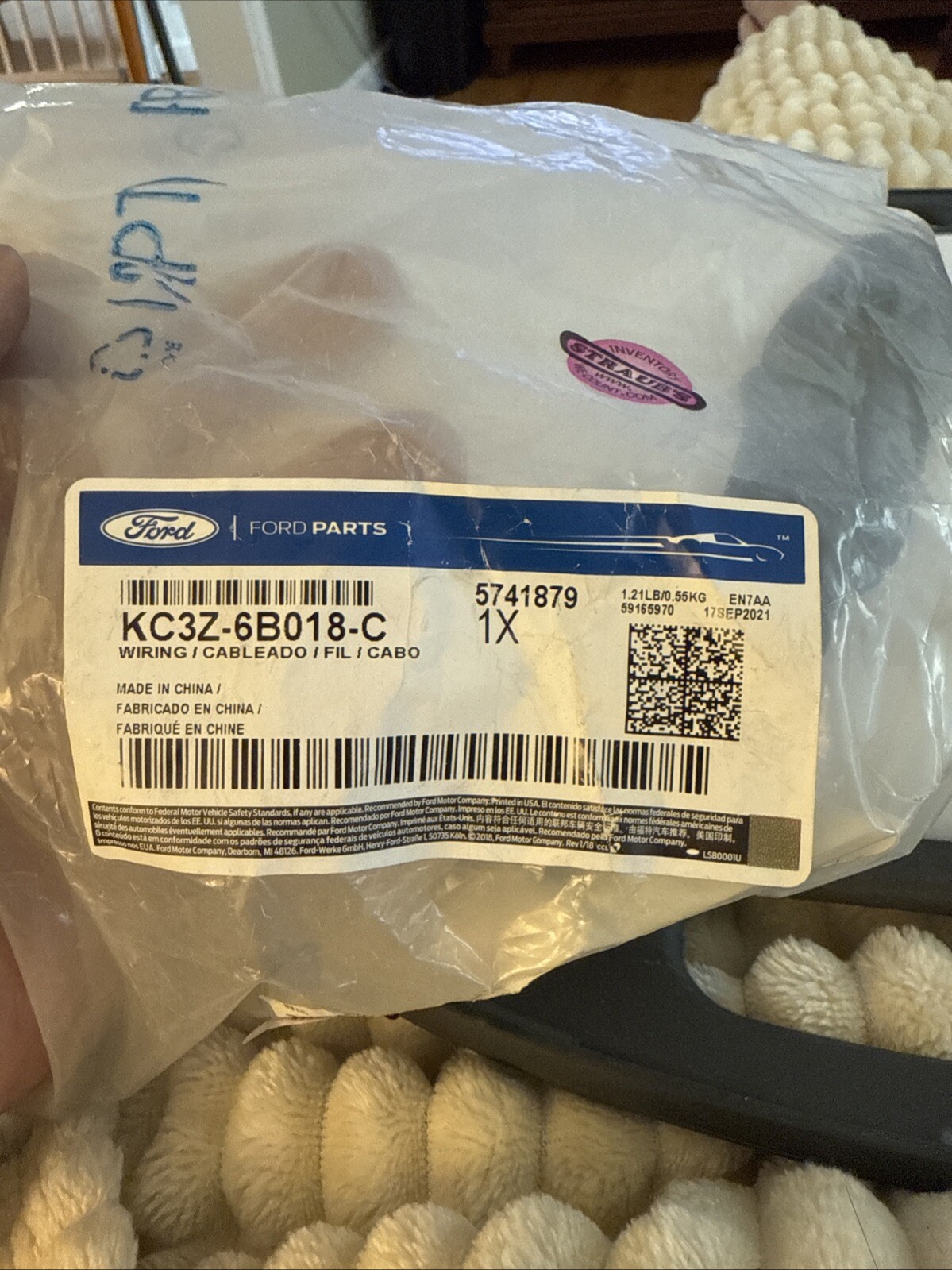 NEW OEM Ford F SUPER DUTY Engine Block Heater Cord KC3Z-6B018-C 6.7 Diesel 17-19