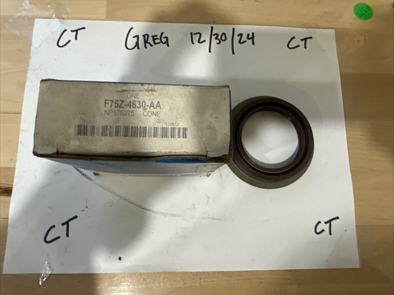 NEW OEM Ford F75Z-4630-AA REAR Axle Differential Inner Pinion Bearing Cone