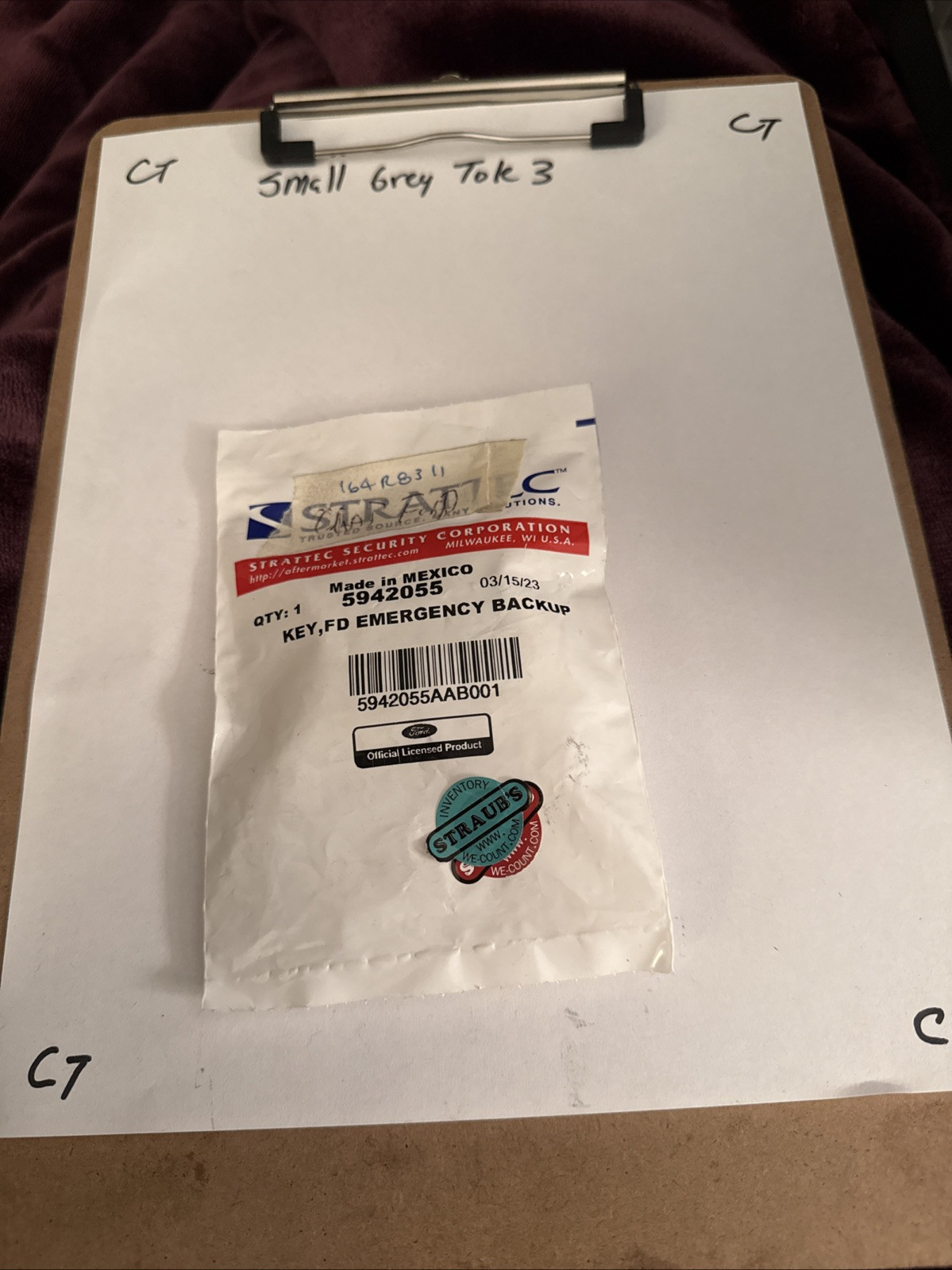 NEW OEM Ford Key Fob Insert Blade Key Blank 5942055 Ford Mustang Mach-E 21-22