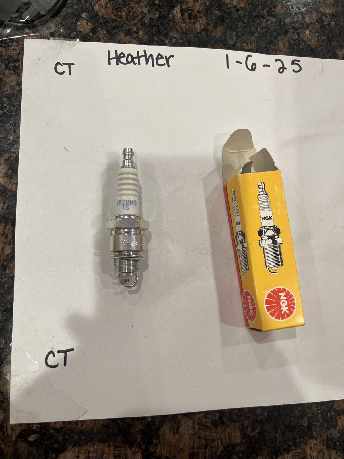 NGK BPZ8HS-15 3180 Spark Plug - Image 3