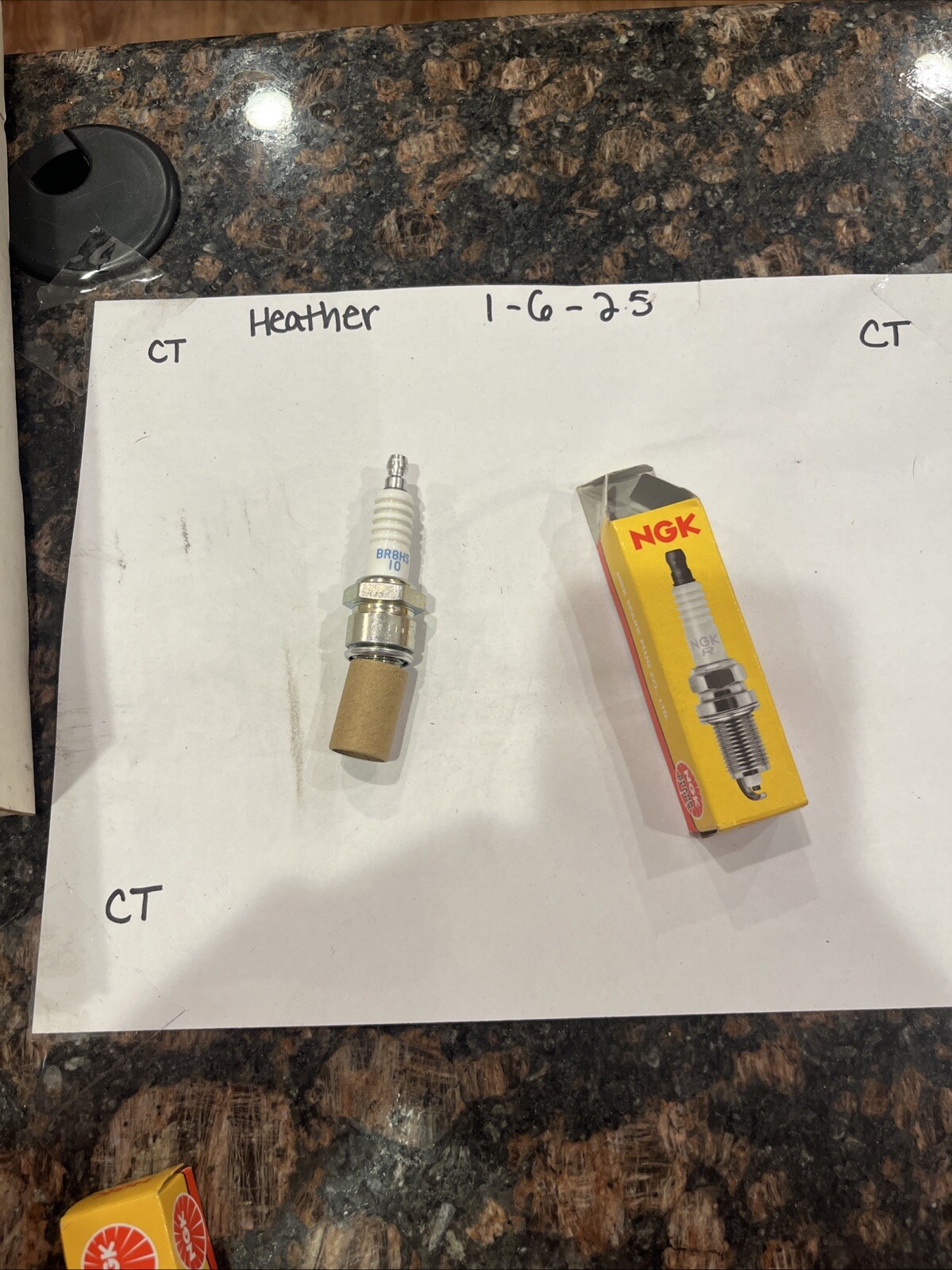 NGK Spark Plug 1134 Standard BR8HS-10 14mm .500" Flat - Image 5