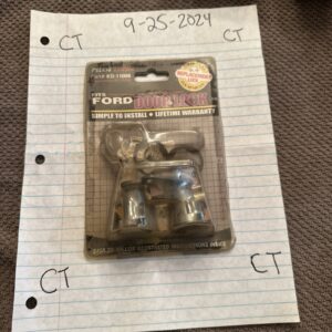 NORS 1980s FORD MERCURY MUSTANG TOPAZ CROWN VICTORIA TRUCK DOOR LOCK SET