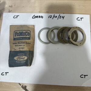 NOS 1956-1957 Ford 6 Cyl. 223  Intake Manifold to Block Gaskets - 20 Pcs