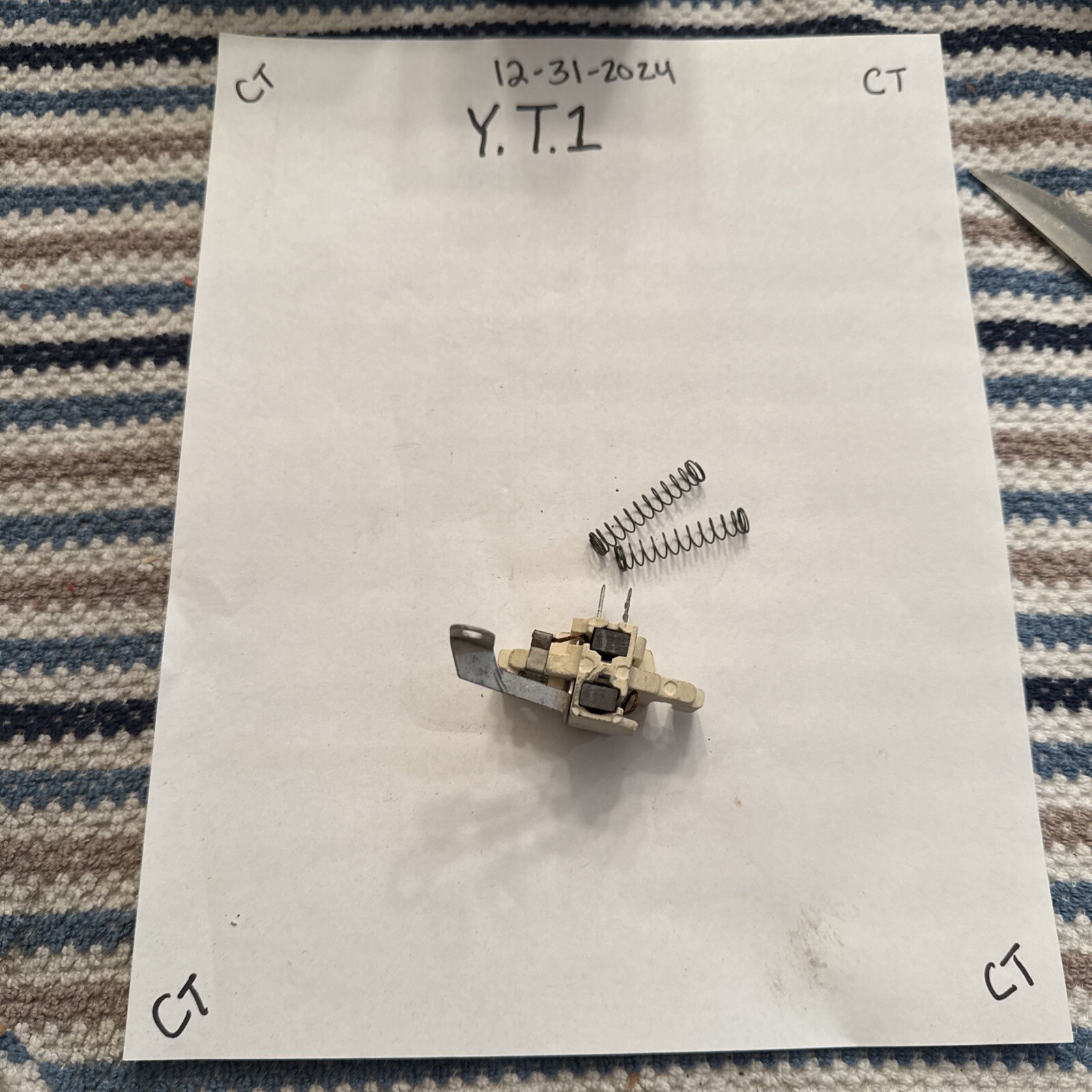 NOS 1962-71 Chevy Pontiac Olds Z28 GTO 442 Alternator Brush Holder GM # 1964682