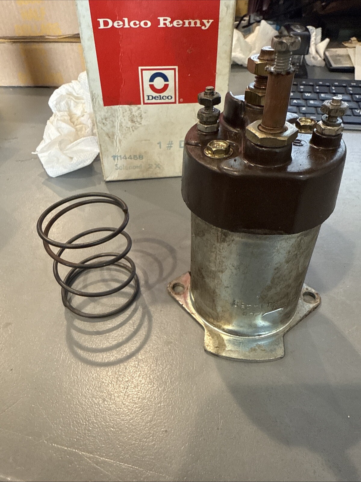 NOS 1964-1975 Chevy Pontiac Olds Z28 GTO 442 SS Delco Starter Solenoid 1114458 - Image 3