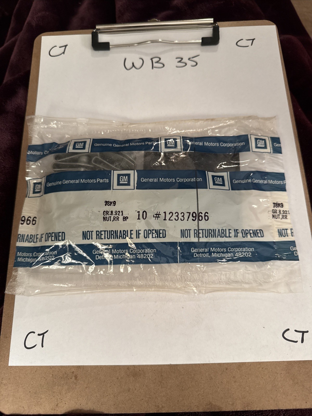 NOS 1984-13 Chevy Pontiac Corvette Camaro SS Firebird Multi-Use UNut GM 11516150