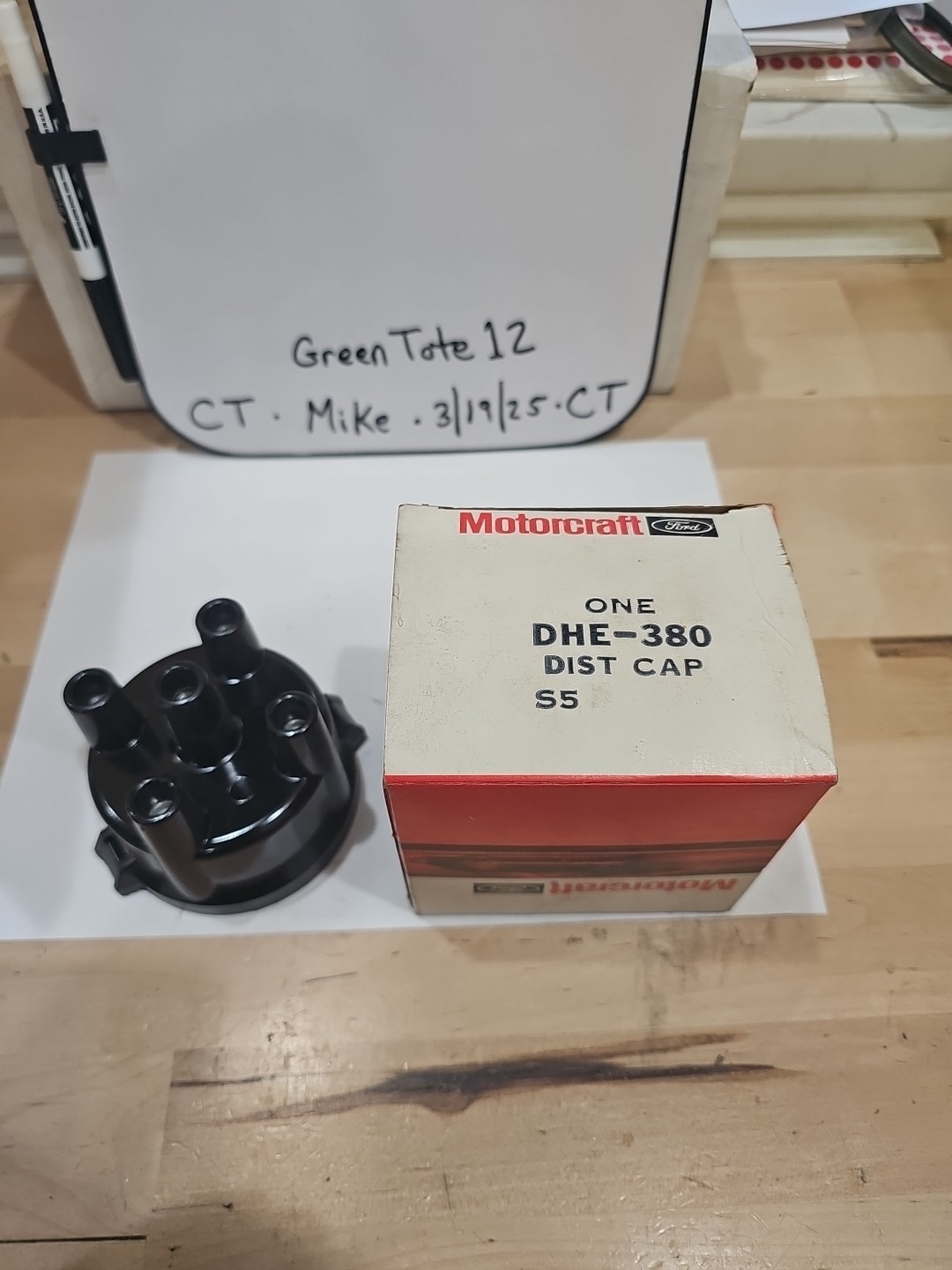NOS 72 Ford Courier 73-78 Honda Civic Accord Motorcraft Distributor Cap DHE-380 - Image 3