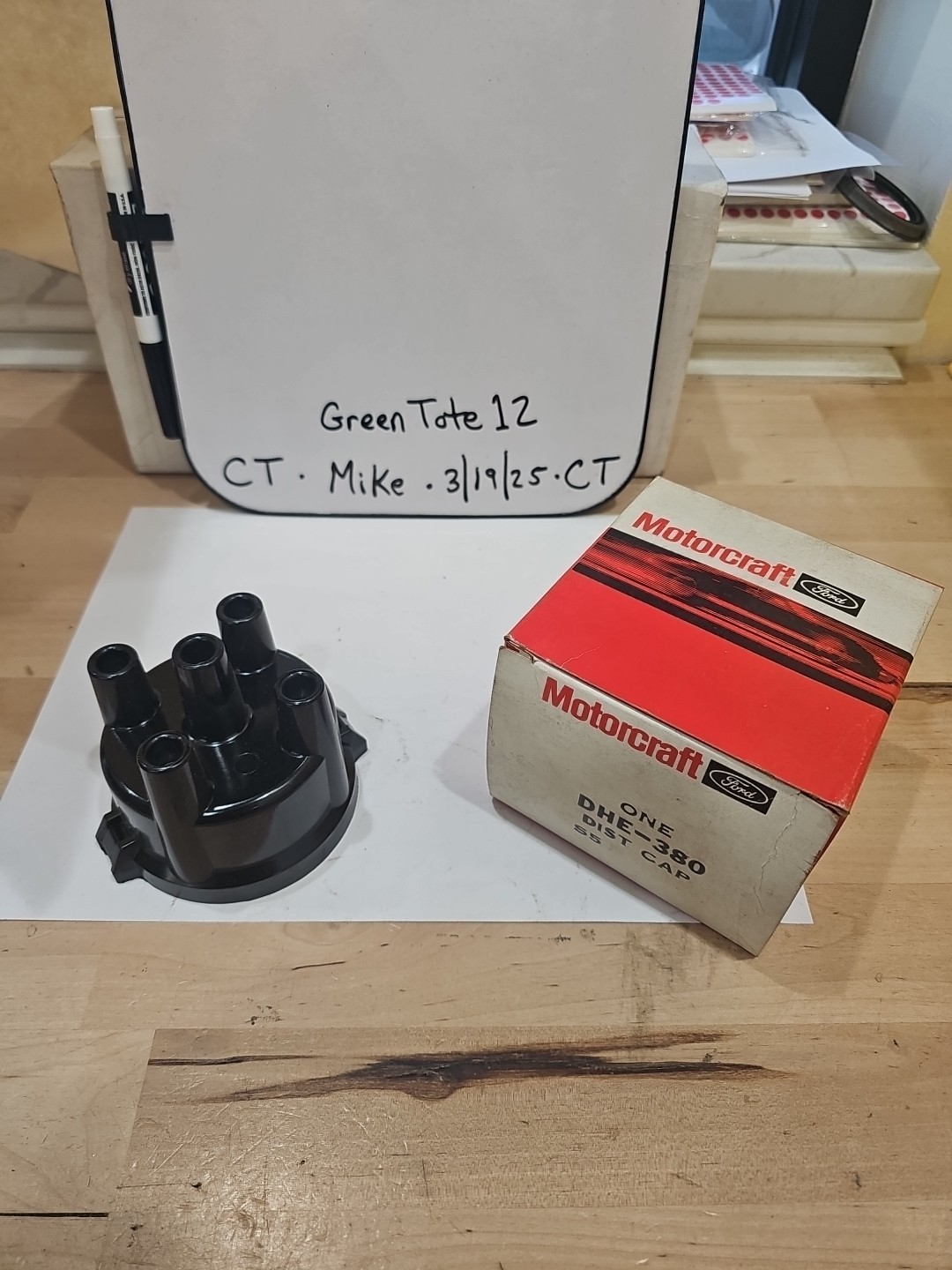 NOS 72 Ford Courier 73-78 Honda Civic Accord Motorcraft Distributor Cap DHE-380