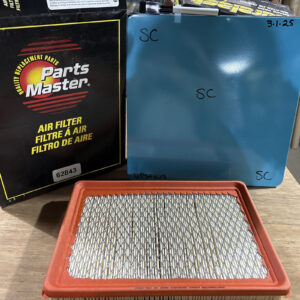 NOS Air Filter Parts Master 62843 same as Wix 42843 Fram CA9838 Hastings AF1298