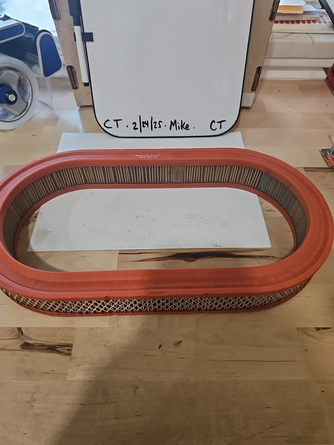 NOS FORD MOTORCRAFT FA-713R E1FZ-9601-AR AIR FILTER 1980-1989 BRONCO F-SERIES