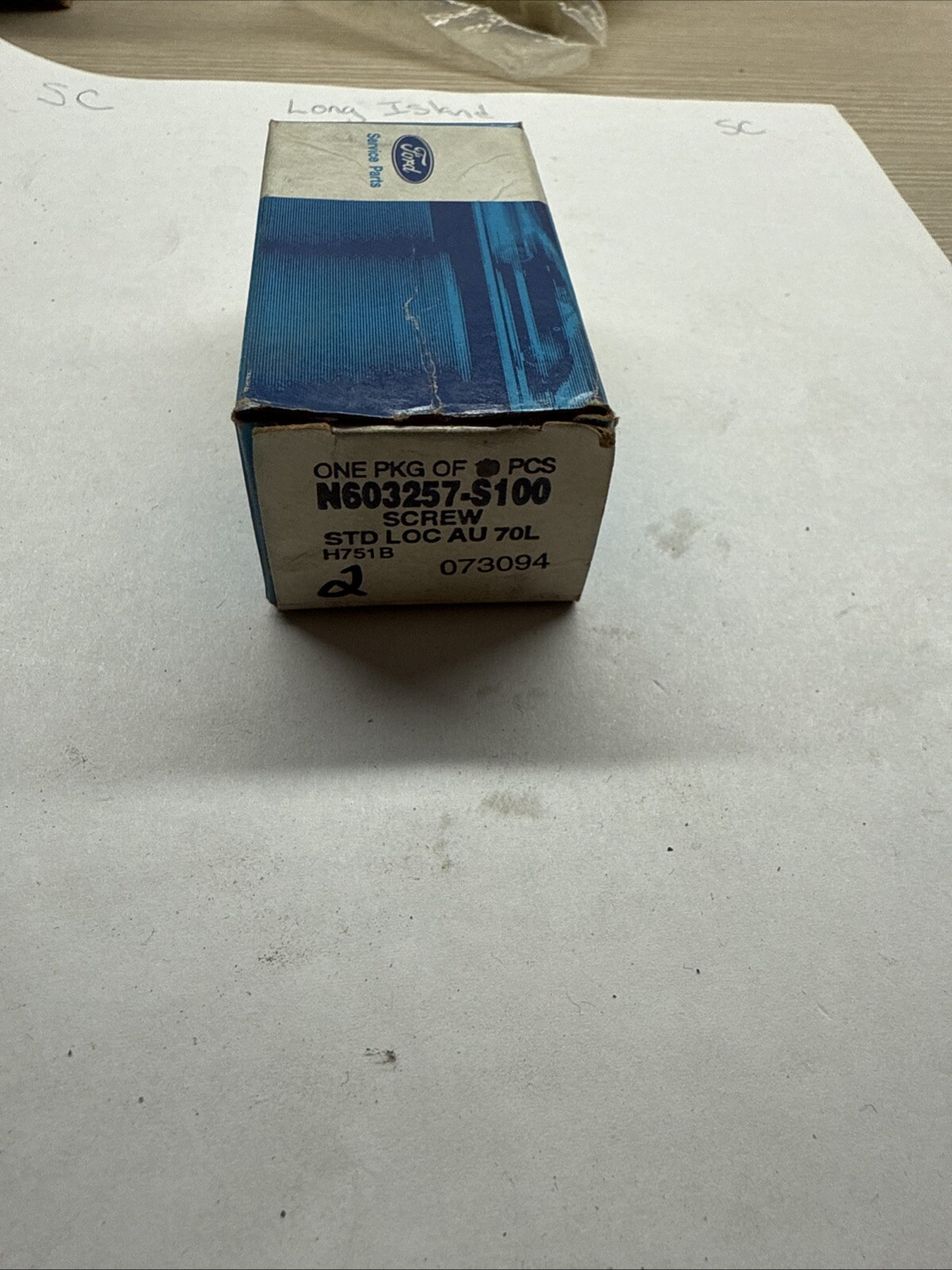 NOS FORD THROTTLE POSITION SENSOR TO THROTTLE BODY SCREWS 2 PCS N603257-S100 2X - Image 3