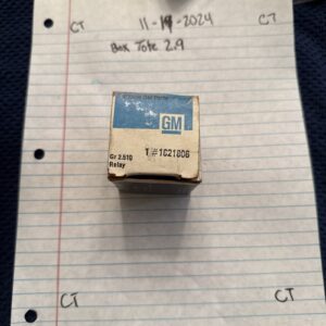 NOS GM DELCO AUTOMATIC LEVEL CONTROL RELAY 1980 OLDSMOBILE TORONADO 1621806