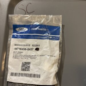 NOS OEM Ford 15-22 Mustang F-150 Idler Pulley Hex Flanged Bolt -W716498-S437