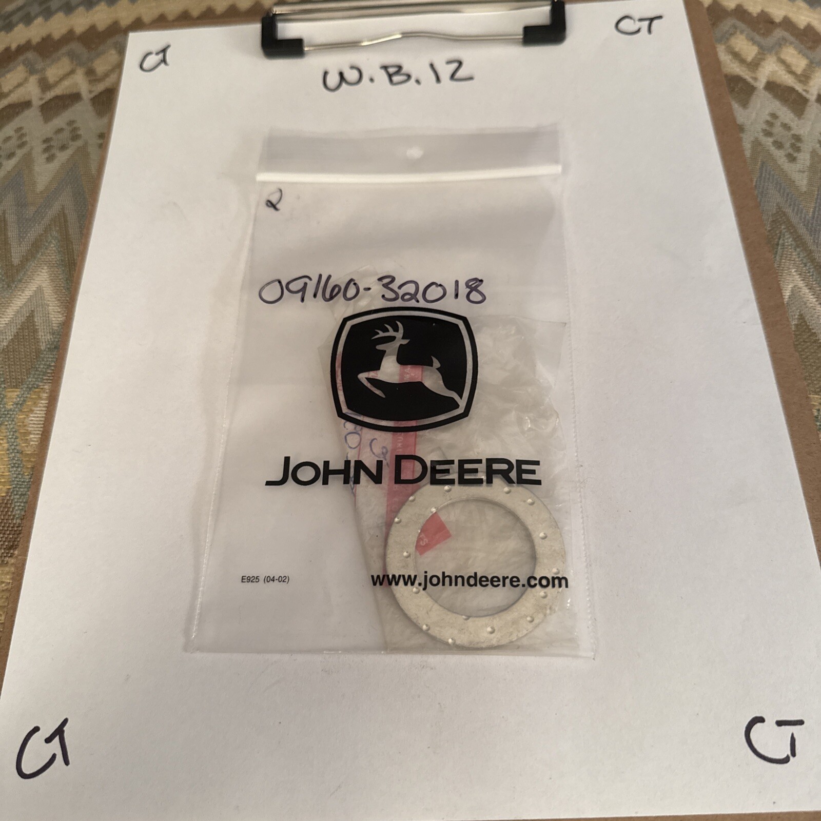 NOS SUZUKI 09160-32018 CRANKSHAFT WASHER QUAD SPORT KING QUAD