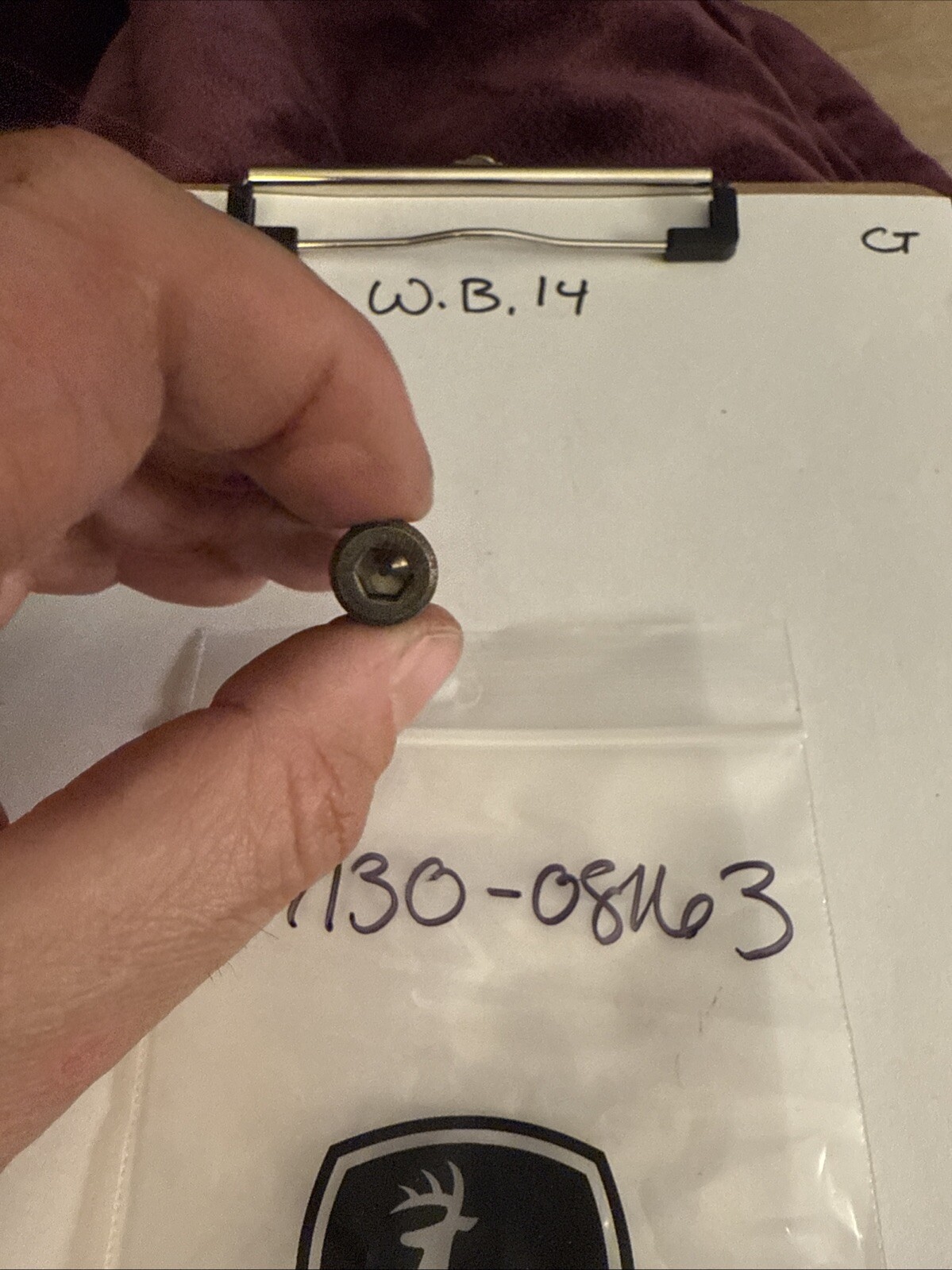 NOS SUZUKI 1987-0 GS GSX DR VS VZ VL LS LT SV BOLT (8X16) PART# 07130-08163 - Image 3