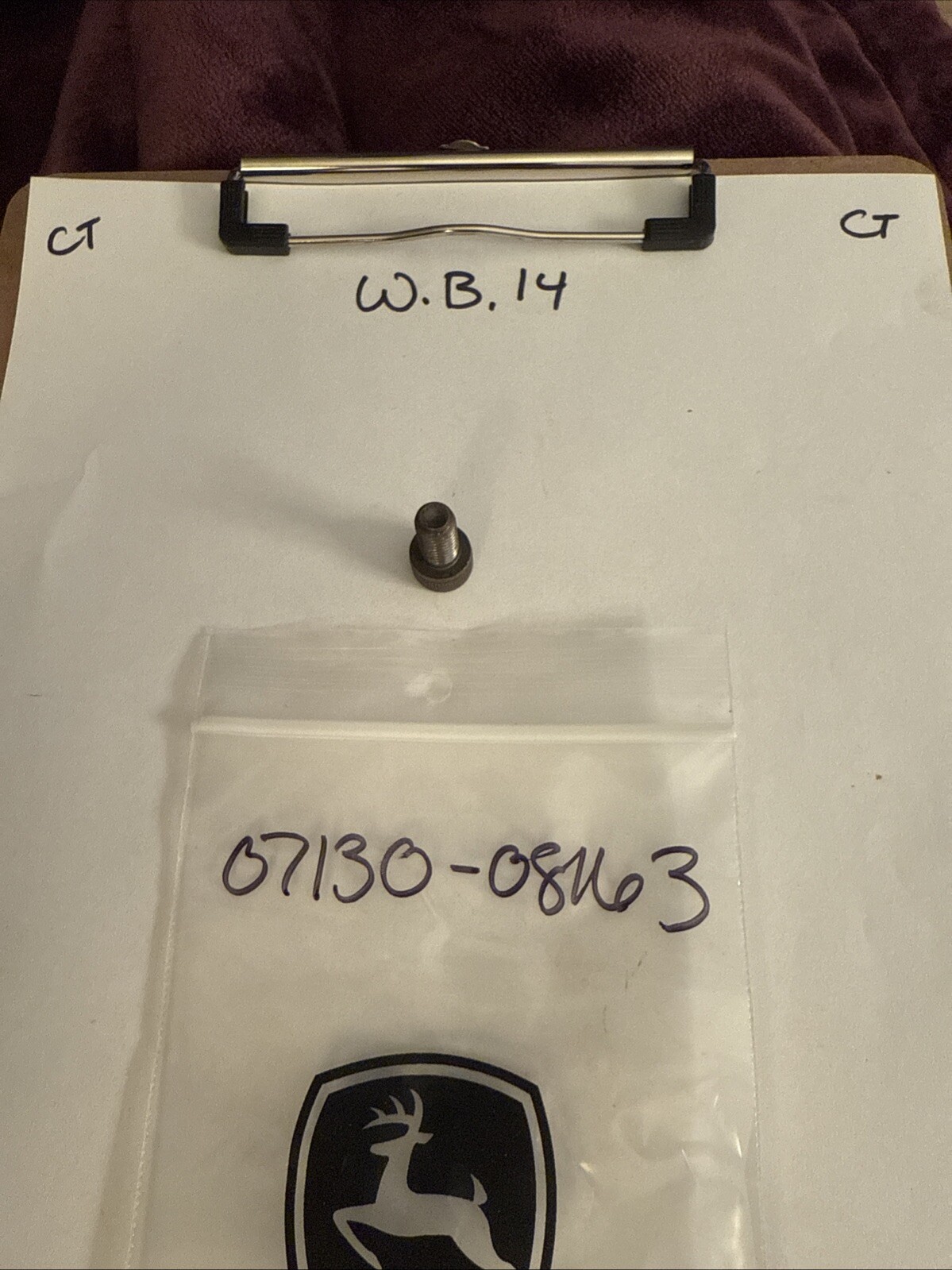 NOS SUZUKI 1987-0 GS GSX DR VS VZ VL LS LT SV BOLT (8X16) PART# 07130-08163