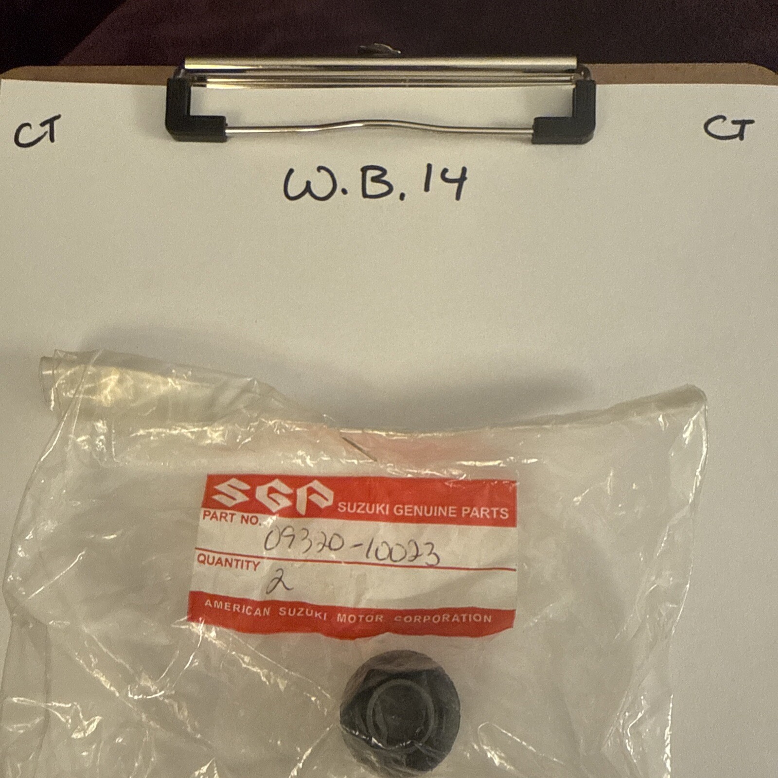 NOS SUZUKI QUADSPORT LT80 1997 FACTORY SWING STOP RUBBER CUSHION OEM 09320-10023