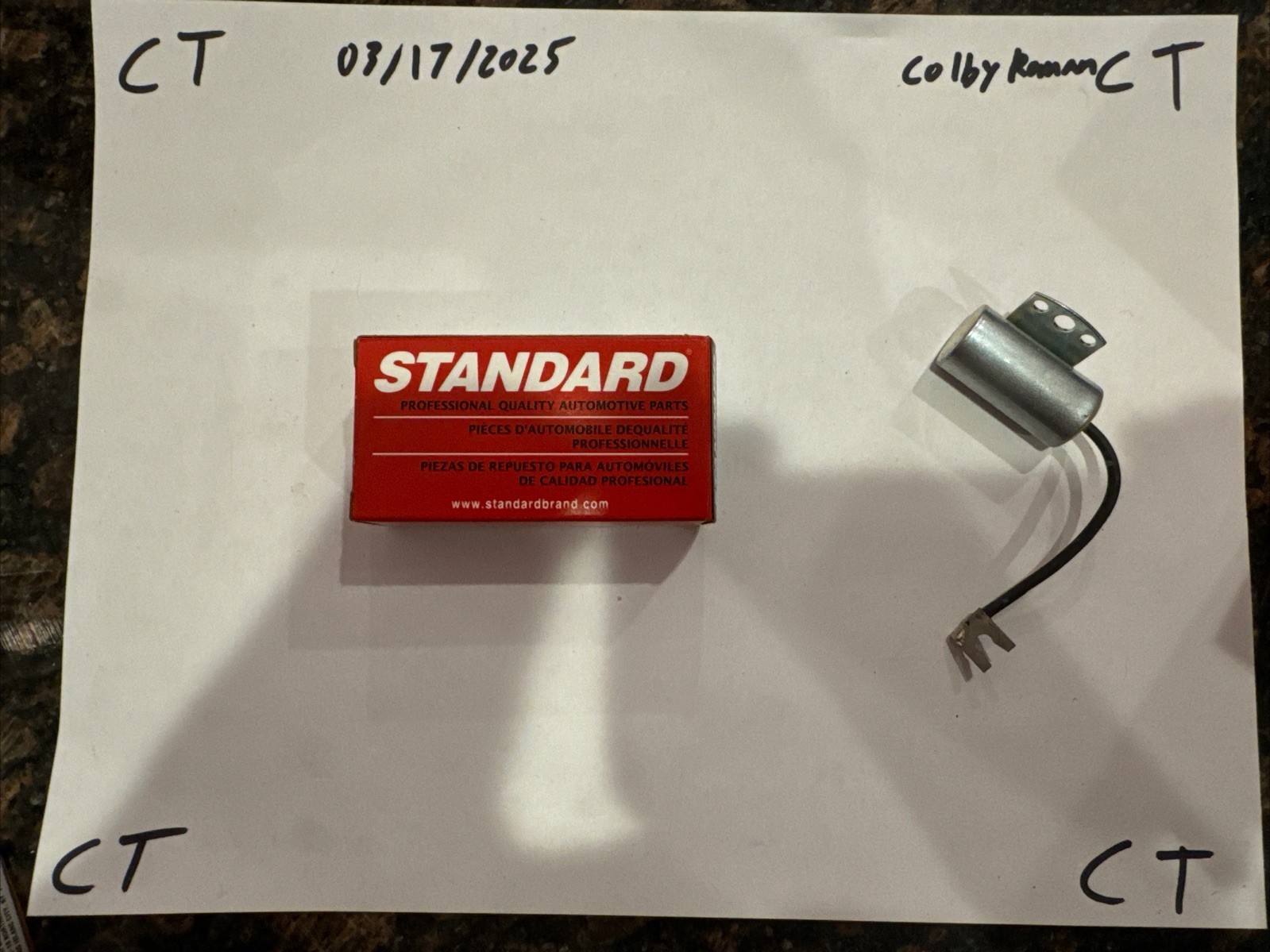 NOS Standard Motor Products Condenser. Part IH121. See pic.