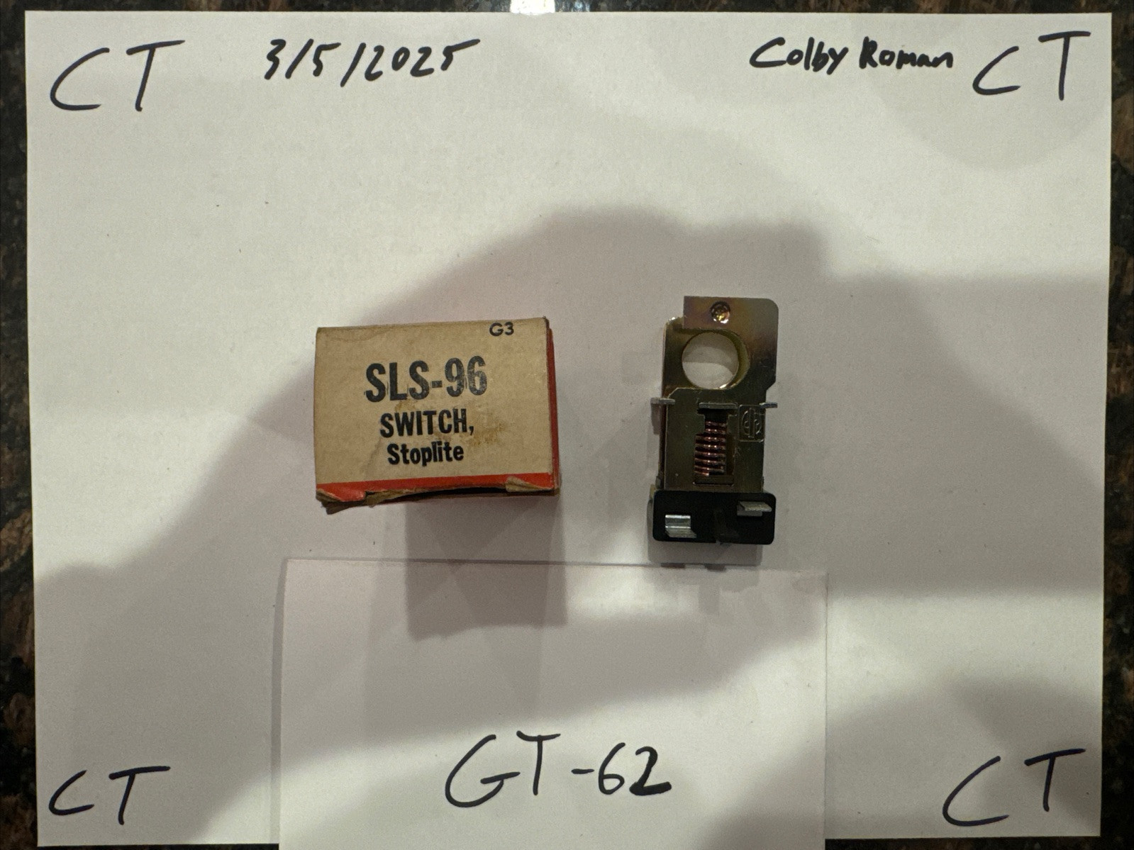 NOS Standard SLS-96 Brake Light Switch - Image 3