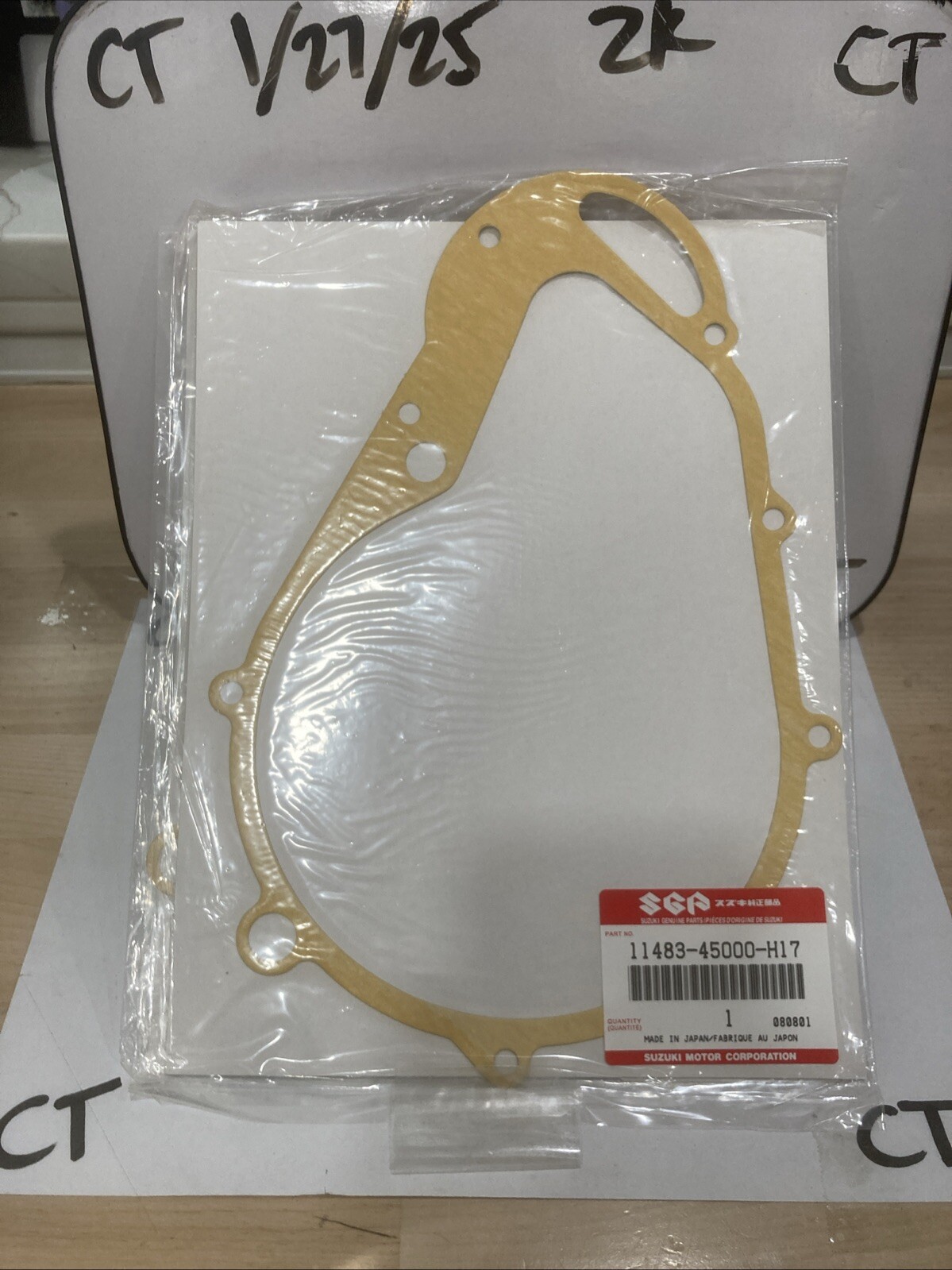 NOS Suzuki GS1000 11483-45000 Superseded by 11483-45000-H17 MAGNETO COVER GASKET