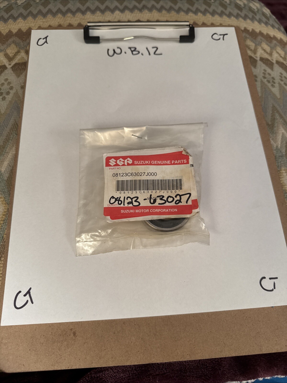 NOS Suzuki GS1150 GS1100 DR200 GN400 GR650 Front Wheel Bearing 08123-63027 - Image 4