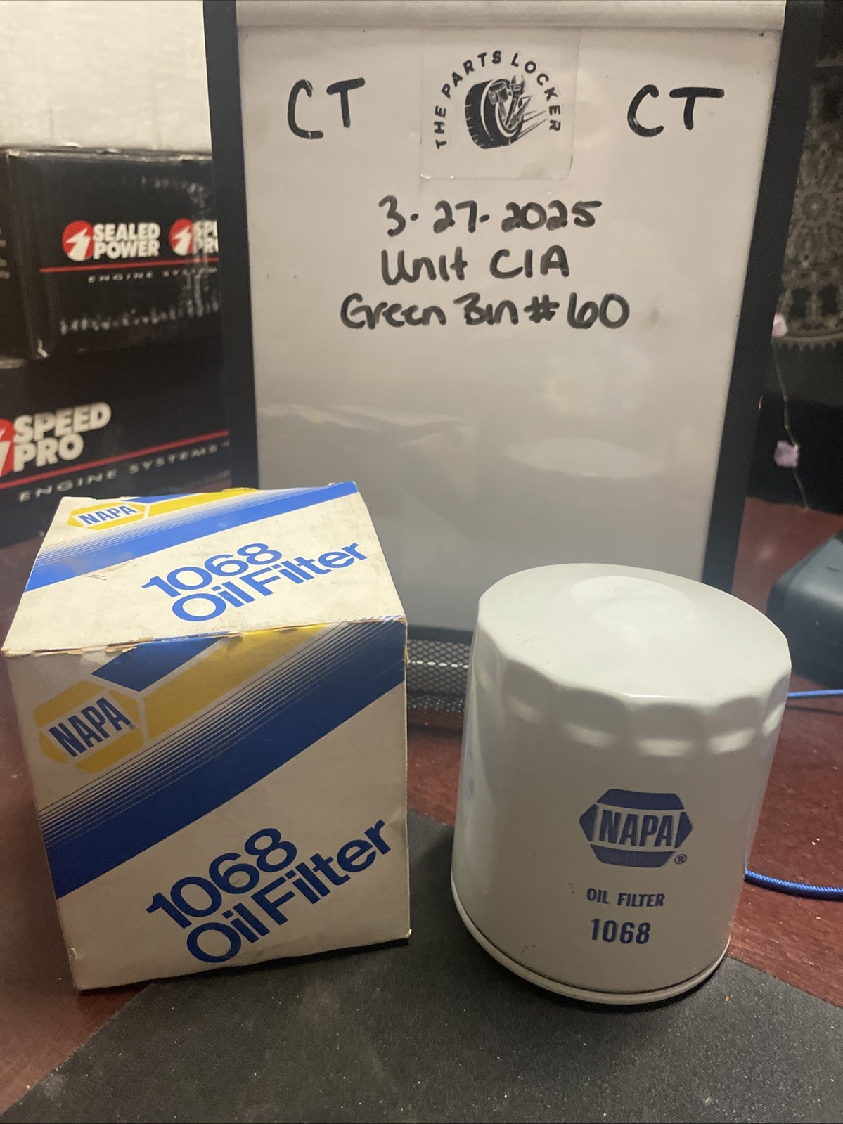 Napa Gold Oil Filter 1068 NOS Old School Napa Gold Fiter