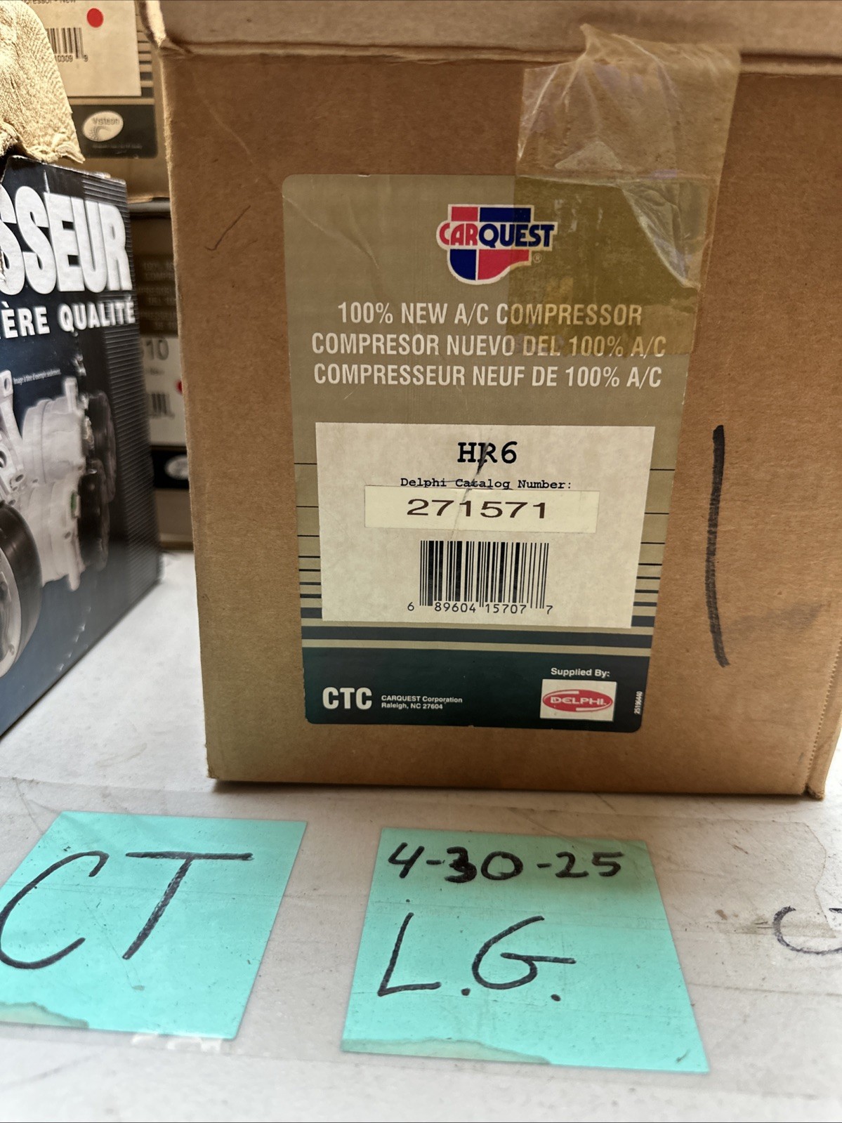 New Compressor for Delphi GM HR6 12 Volt