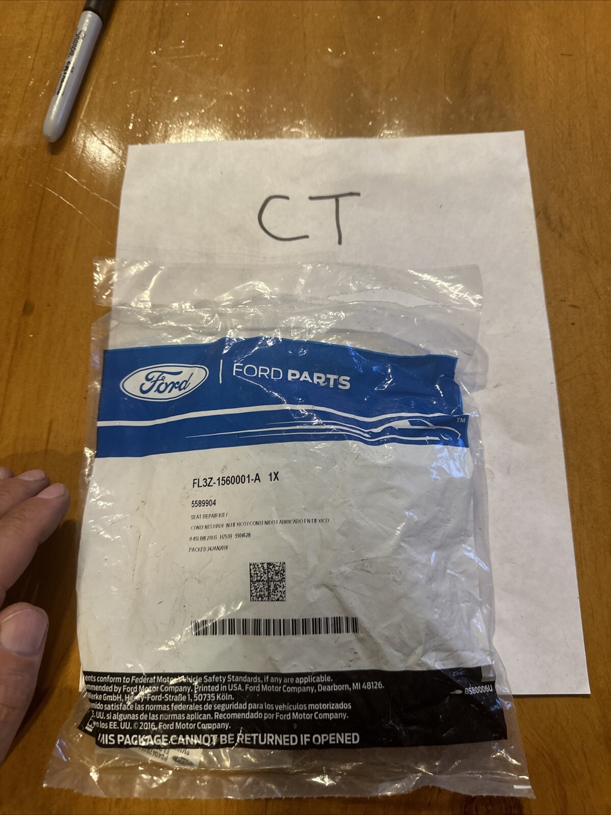 New Ford F-150/Explorer Front Seat Track Pivot Link Repair Kit - FL3Z-1560001-A - Image 3