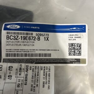 New Genuine Ford Deflector - Air BC3Z19E672B / BC3Z-19E672-B OEM