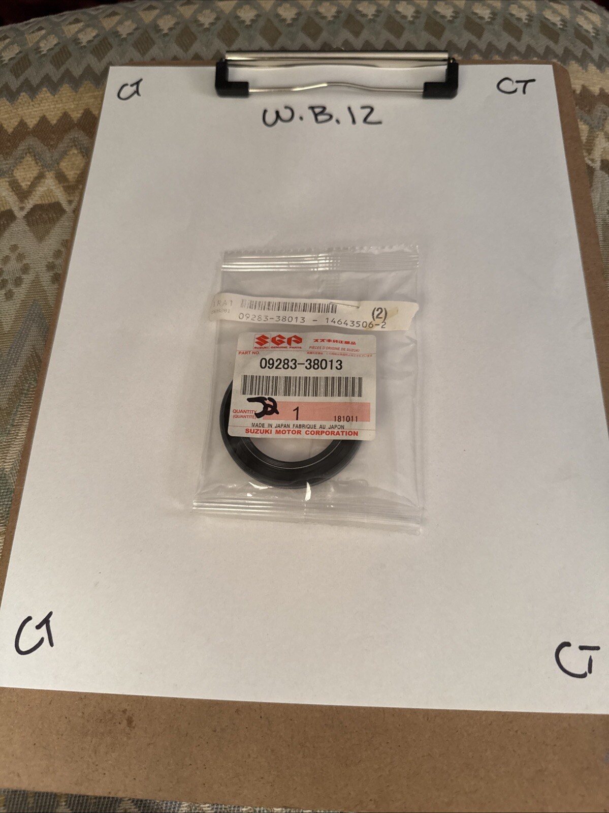 New OEM Suzuki Oil Seal 09283-38013 (38x55x6.4) LTF250 LT4WD LTF300F LTF500F