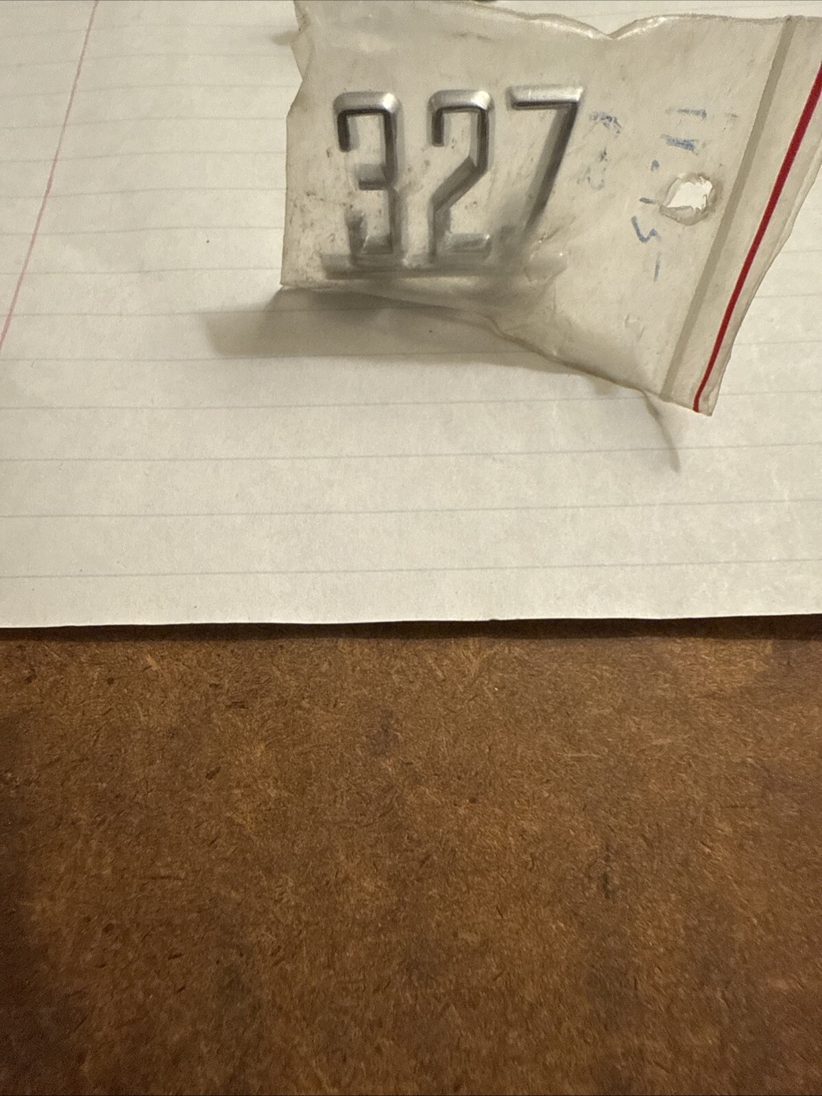 OEM 1964-1967 Chevrolet, Chevelle, Nova, Camaro "327" Emblem # 3863853 Open Box - Image 3