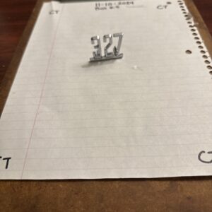 OEM 1964-1967 Chevrolet, Chevelle, Nova, Camaro "327" Emblem # 3863853 Open Box