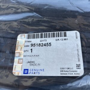 OEM 2016-2022 Chevy Spark All Weather Black Cargo Mat w/Script 95182455