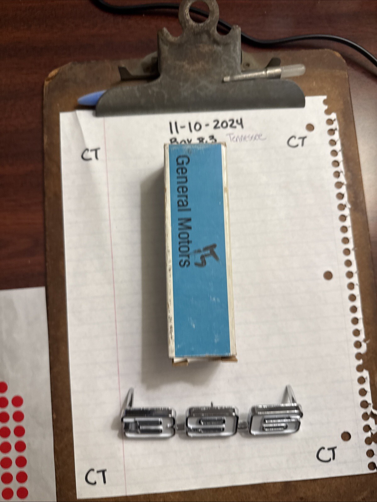 OEM Genuine NOS GM 1969 CAMARO 396 FENDER EMBLEM Vintage Brand New Original - Image 4