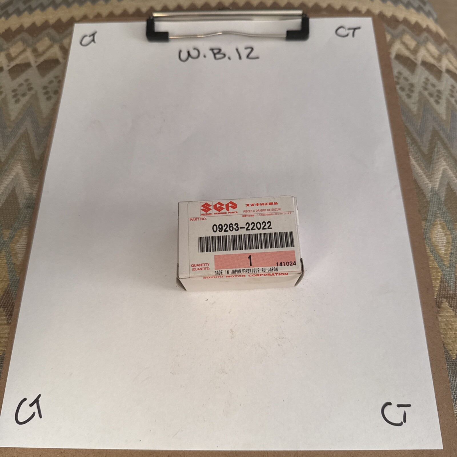 OEM NOS Genuine Suzuki Original Motorcycle Swinging Arm Bearing P/N 09263-22022 - Image 5